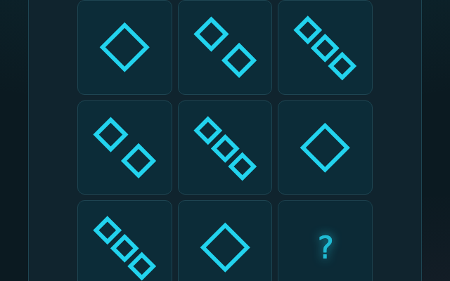 Pattern Nine — 3x3 logic matrix puzzles